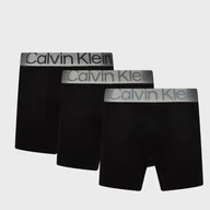 Majtki męskie - Bokserki Calvin Klein Reconsidered Steel 3 pak czarne - miniaturka - grafika 1