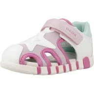 Sandały damskie - Sandały Geox Model B Sandal Iupidoo Gir Kolor Biały - miniaturka - grafika 1