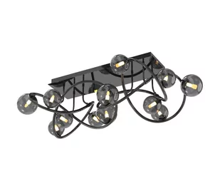 Wofi 9014-1205 - LED Żyrandol natynkowy NANCY 12xG9/3,5W/230V czarny chrom - Lampy sufitowe - miniaturka - grafika 1
