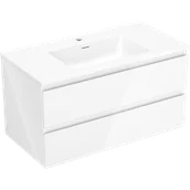 Szafki łazienkowe - Mexen Orio szafka łazienkowa 90 cm z umywalką Otis, 2 szuflady, biała połysk - 91A10-09047-2-BFF00-W18M00 - miniaturka - grafika 1