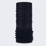 Czapki i chusty sportowe damskie - Komin wielofunkcyjny z polaru Buff Safety Polar Solid Navy - miniaturka - grafika 1