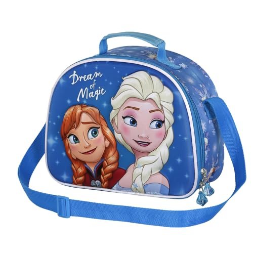Frozen 2 - Kraina Lodu Dream-Torba na Lunch 3D, Niebieska, 25,5 x 20 cm