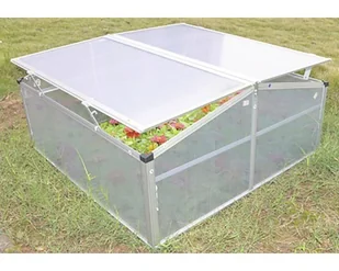 Szklarnia NG Mini Double z poliwęglanu 100 x 100 x 48/35 cm - Szklarnie ogrodowe - miniaturka - grafika 1