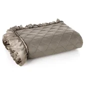 Narzuty - Narzuta EUROFIRANY Vanesa 220 x 240 cm Ciemnobeżowy - miniaturka - grafika 1