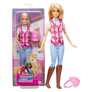 Barbie Wielki Pościg Zestaw Dżokejka Malibu - Lalki dla dziewczynek - miniaturka - grafika 1