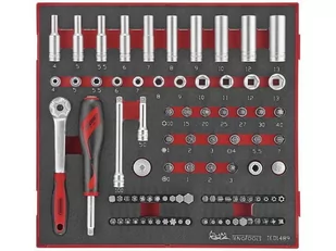 TENG TOOLS TENGTOOLS ZESTAW NARZĘDZI CHWYT 1/4"" 89 SZ TED1489 238240105 - Zestawy narzędziowe - miniaturka - grafika 1