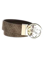 Paski - Guess Pasek w kolorze brązowo-beżowym - miniaturka - grafika 1