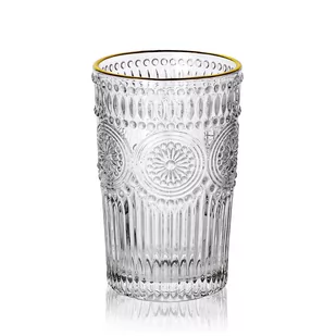 Szklanka Wysoka Zdobiona Barrel 350Ml Homla - Szklanki - miniaturka - grafika 1