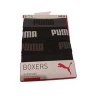 Majtki męskie - Bokserki męskie Puma BASIC 3-PACK czarne 93545601-S - miniaturka - grafika 1