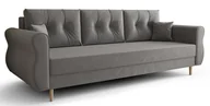 Sofy i kanapy - Popielata sofa z pojemnikiem na pościel - Eden - miniaturka - grafika 1