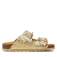 Klapki i japonki damskie - Klapki Toni Pons Guam-Te Złoty - miniaturka - grafika 1