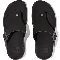Klapki i japonki męskie - Fitflop Męskie klapki Trakk Ii z klamrą, Czarny, 47 EU - miniaturka - grafika 1