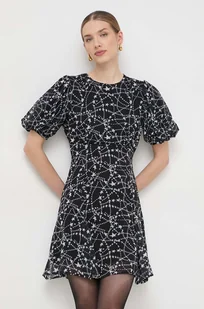 Silvian Heach sukienka kolor czarny mini rozkloszowana - Sukienki - miniaturka - grafika 1