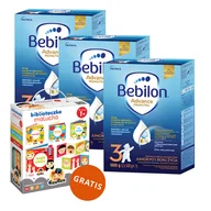 Mleko modyfikowane - Zestaw Bebilon Advance Pronutra 3 Junior, odżywcza formuła na bazie mleka, po 1 roku, 3 x 1000 g + CzuCzu Biblioteczka malucha, 4 książeczki dla dzieci, od 12 miesięcy gratis - miniaturka - grafika 1