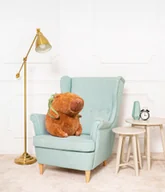 Plecaki szkolne i tornistry - DUŻA KAPIBARA HENRY MASKOTKA MIŚ PLUSZAK PRZYTULANKA PLECAK ŻÓŁW - 45cm - miniaturka - grafika 1