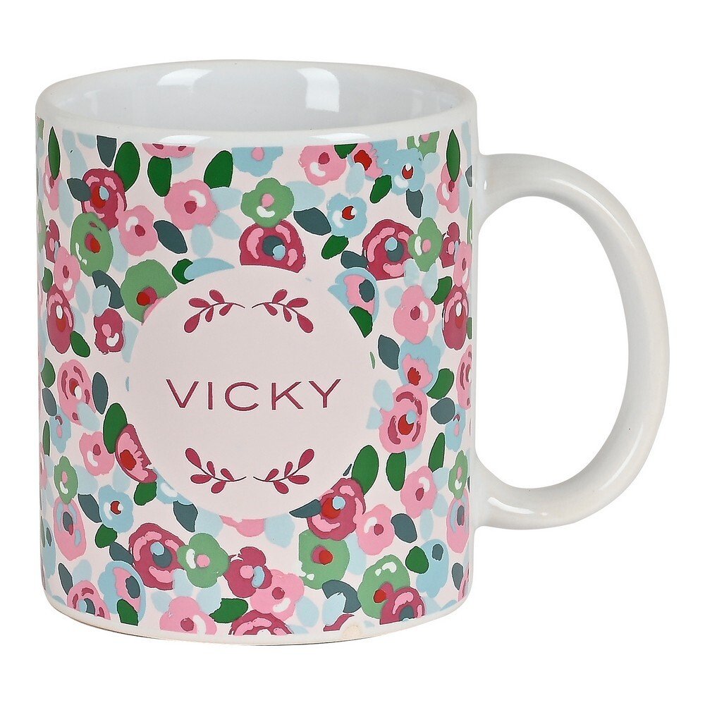 Kubek ceramiczny Vicky Martín Berrocal Rosebloom wielokolorowy (350 ml)