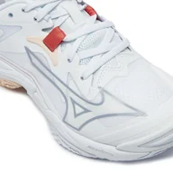 Buty sportowe damskie - Buty halowe Mizuno Wave Lightining Z8 V1GC2400 Biały - miniaturka - grafika 1