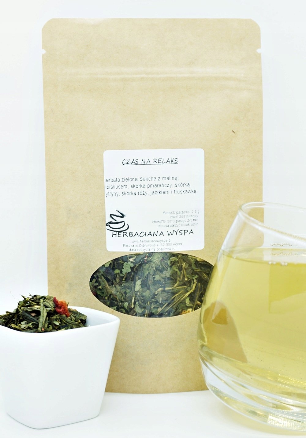 Czas Na Relaks herbata zielona Sencha 1 kg Orzeźwiająca Z Melisą