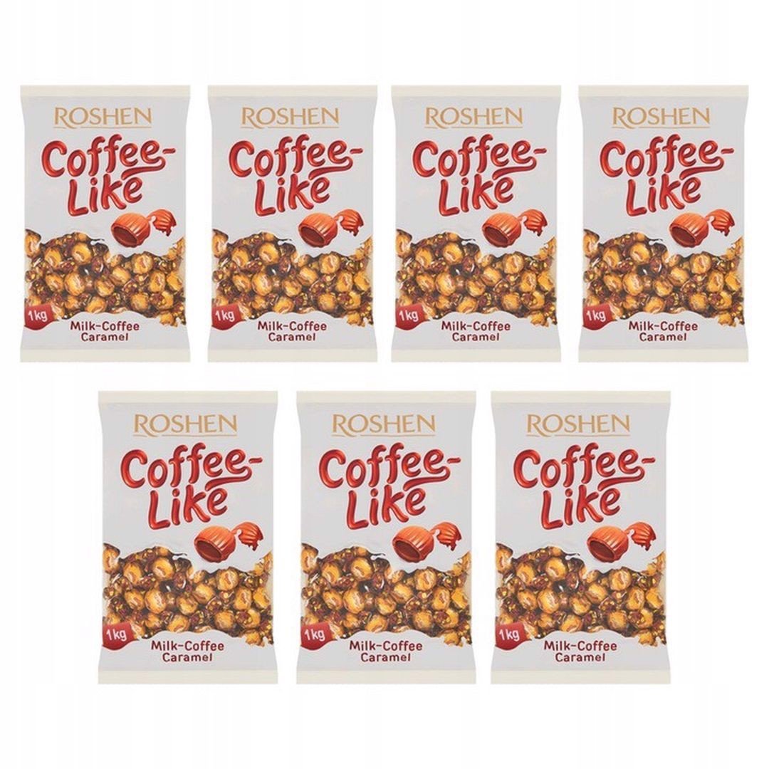Roshen CoffeeLike Karmelki nadziewane 1 kg x 7 sztuk