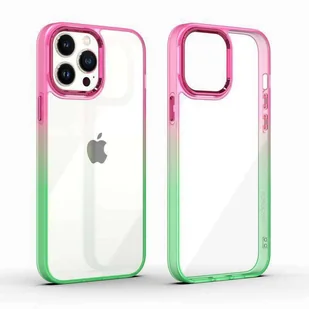 Etui IPHONE 14 PRO MX Rainbow czerwono-zielone - Etui i futerały do telefonów - miniaturka - grafika 1