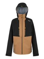 Kurtki i kamizelki sportowe męskie - Regatta Kurtka funkcyjna 3w1 "Sacramento" w kolorze beżowo-czarnym - miniaturka - grafika 1