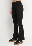 Legginsy - Czarne Legginsy Dzwony z Wysokim Stanem Ediviela - miniaturka - grafika 1