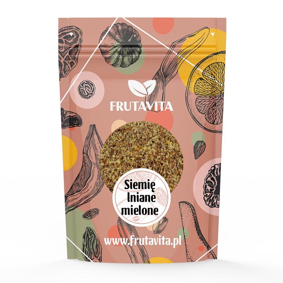 Siemię lniane mielone odtłuszczone 500 g