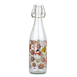 Toro Butelka z korkiem Clip Pierniczki, 540 ml - Pojemniki kuchenne - miniaturka - grafika 1