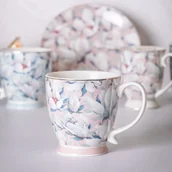 Filiżanki - magnolia różowa filiżanka jumbo na stopce nbc 420 ml - miniaturka - grafika 1