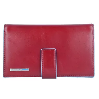 Portfele - Piquadro Blue Square Portfel RFID skórzany 15,5 cm rot PD1353B2R-R - grafika 1