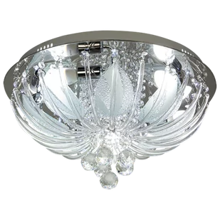 Gemini E14 + 38LED lampa sufitowa (z pilotem) 5-punktowa chrom DRS7632 8C - Lampy sufitowe - miniaturka - grafika 1