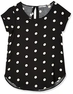 Koszulki i topy damskie - ONLY Women's Onlnova Life S/S TOP PTM T-Shirt, Black/AOP: 343 Big dot, 36 - miniaturka - grafika 1