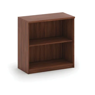 B2B Partner Regał biurowy Mirelli A+, 800 x 400 x 800 mm, orzech CF F07410, SS-881 - Regały biurowe - miniaturka - grafika 1