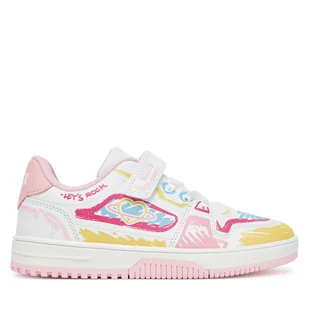 Sneakersy Primigi 7957800 Biały - Buty dla dziewczynek - miniaturka - grafika 1