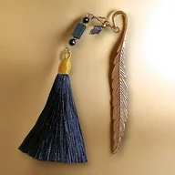 Zakładki do książek - OCHRONA : zakładka PREMIUM : czarny turmalin, hamsa - miniaturka - grafika 1