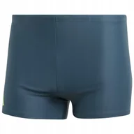 Kąpielówki męskie - Spodenki męskie kąpielowe adidas Solid niebieskie IM1059 5 - miniaturka - grafika 1