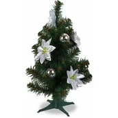Choinki - Choinka sztuczna dekorowana kwiatami 45 cm - miniaturka - grafika 1