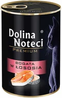 Mokra karma dla kotów - Dolina Noteci Premium, 24 x 400 g - Bogata w łososia - miniaturka - grafika 1