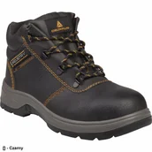 Obuwie robocze - Delta Plus Buty ze skórzanego kruponu barwionego podeszwa izolująca ciepło i zimno kolor czarny rozmiar 39 PIED LANTASPNO39 LANTASPNO39 - miniaturka - grafika 1