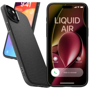 Etui do iPhone 15 Plus Spigen Liquid Air Case obudowa plecki ochronne Matte Black - Etui i futerały do telefonów Etui do iPhone 15 Plus Spigen Liquid Air Case obudowa plecki ochronne Matte Black - Etui i futerały do telefonów - miniaturka - grafika 15