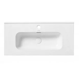 Uptrend Charo umywalka 60x38,5 cm prostokątna biała TR411-600 - Umywalki - miniaturka - grafika 1