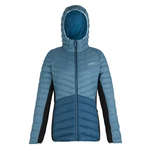 Kurtka damska Regatta Women’s Hooded Leedre Hybrid Rozmiar: S / Kolor: niebieski/czarny - Kurtki i kamizelki sportowe damskie - miniaturka - grafika 1