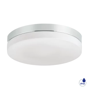 Plafon średnica: 29,5cm PILLS II 2x60W E27 67111 chrom PREZENT IP44 - Lampy ścienne - miniaturka - grafika 1