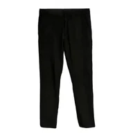 Spodnie męskie - Tailored Spodnie Męskie Eleganckie Gładkie Stylowe Czarne W32 L32 - miniaturka - grafika 1