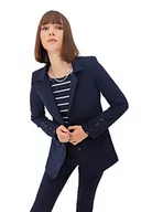 Kurtki damskie - TRENDYOL Kurtka damska Blazer Jacket with Blue, Navy, granatowy, 34 - miniaturka - grafika 1