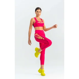Biustonosz sportowy LABELLAMAFIA SPORTS BRA MOVEMENT PINK - Bielizna sportowa damska - miniaturka - grafika 5