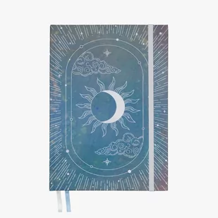 Celestial - notatnik A5, bullet journal, planer w kropki, notes twarda oprawa, biały papier 150g/m2 - Notesy i bloczki - miniaturka - grafika 1