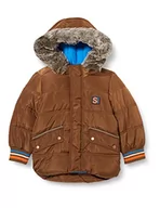 Kurtki i płaszcze dla chłopców - s.Oliver Junior Boy's kurtka z długim rękawem, brązowa, 104, brązowy, 104 - miniaturka - grafika 1