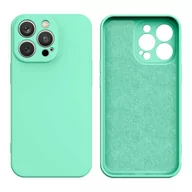 Etui i futerały do telefonów - Hurtel Silicone case etui iPhone 14 Plus silikonowy pokrowiec miętowozielone - miniaturka - grafika 1