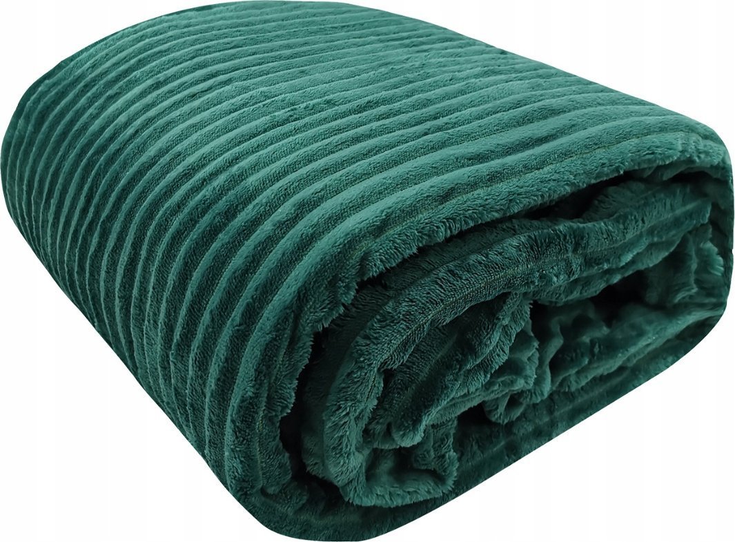 kontrast Koc miękki narzuta LEA 150X200 c. zielony